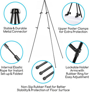 MEEDEN Adjustable Height Tripod Display Stand with Bag