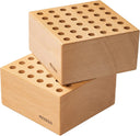 MEEDEN 2Pcs Beechwood 36-Hole Paint Brush Holder