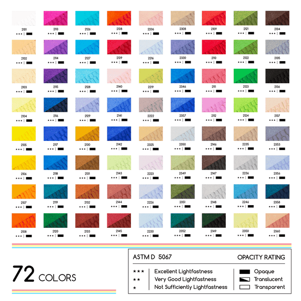 MEEDEN Soft Oil Pastels Set