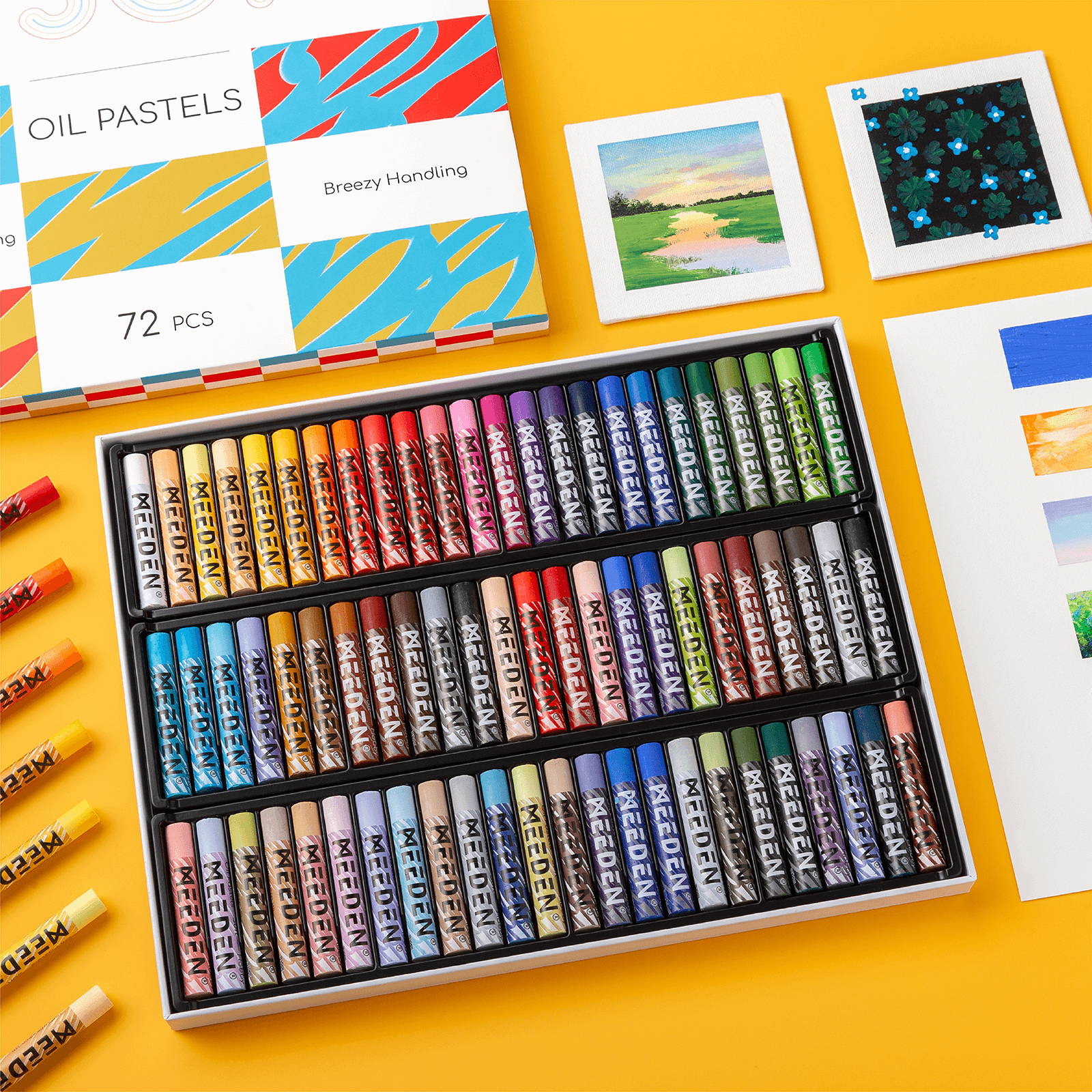 MEEDEN Soft Oil Pastels Set