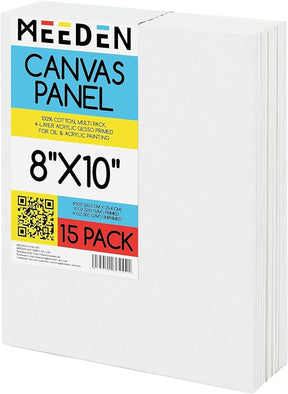 MEEDEN 100% Cotton Canvas Boards