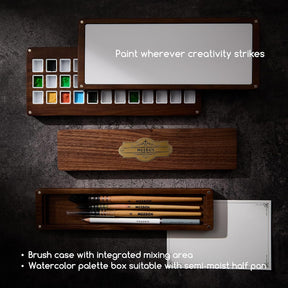 MEEDEN Deluxe Foldable Tabletop Easel Set with Storage Drawer & Paint Box