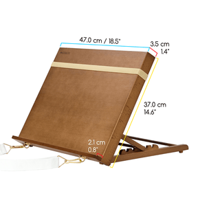 MEEDEN Portable & Adjustable Wood Sketching Board-HJ-A3 - Walnut