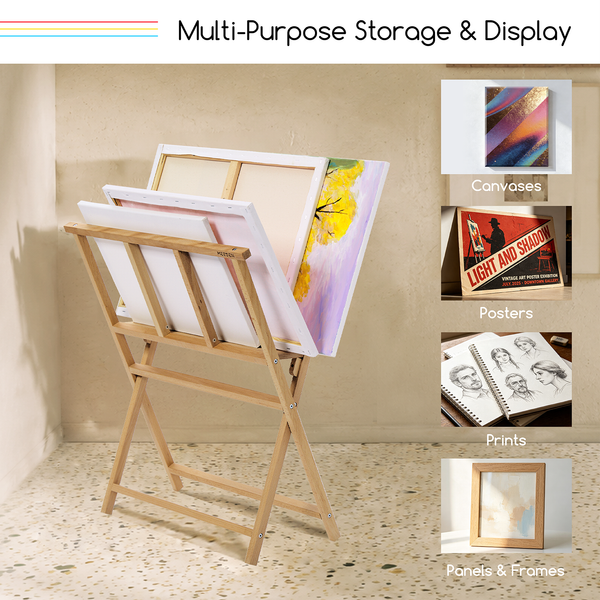 MEEDEN Beechwood Art Storage Rack