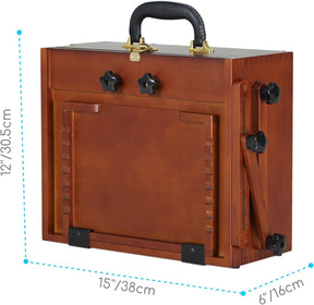 MEEDEN Plein Air Pochade Box-Walnut