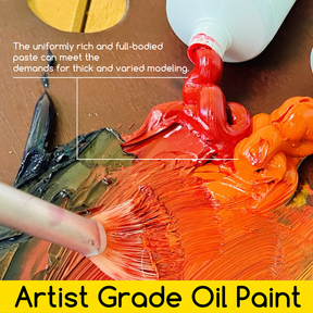 MEEDEN Artist Grade Oil Paint - 60ml/2oz, 12 Tubes