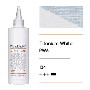 MEEDEN Soft Body Acrylic Paints Set, 37 Colors x 250ml/8.45oz