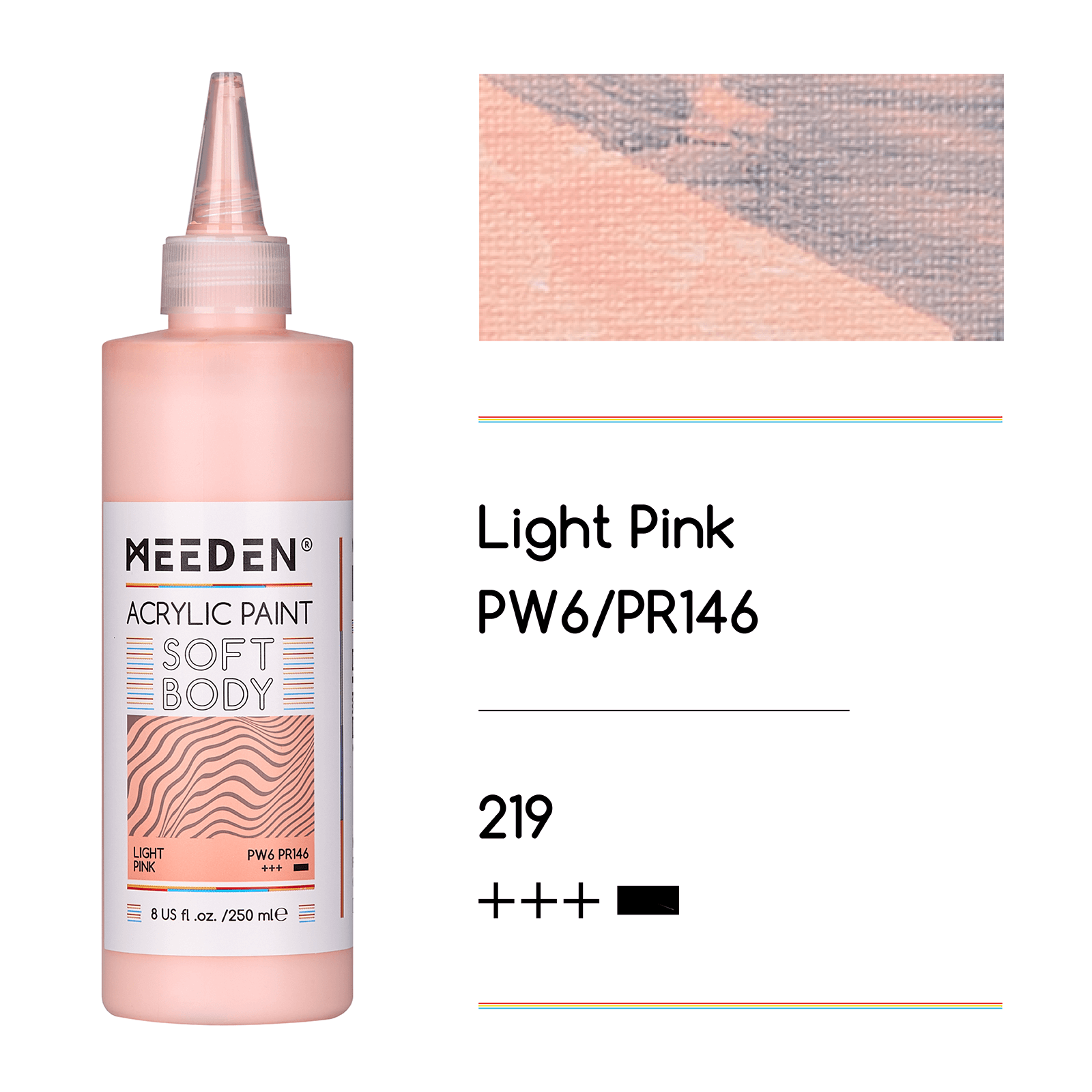 MEEDEN Soft Body Acrylic Paints Set, 37 Colors x 250ml/8.45oz