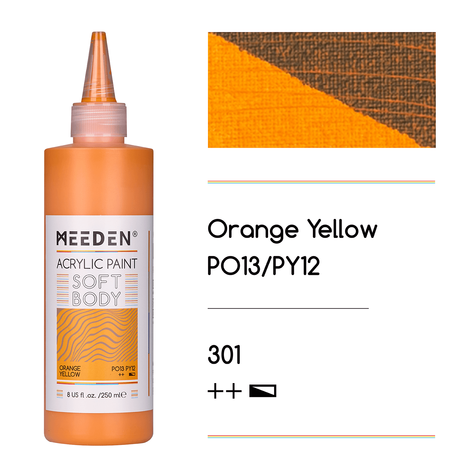 MEEDEN Soft Body Acrylic Paints Set, 37 Colors x 250ml/8.45oz