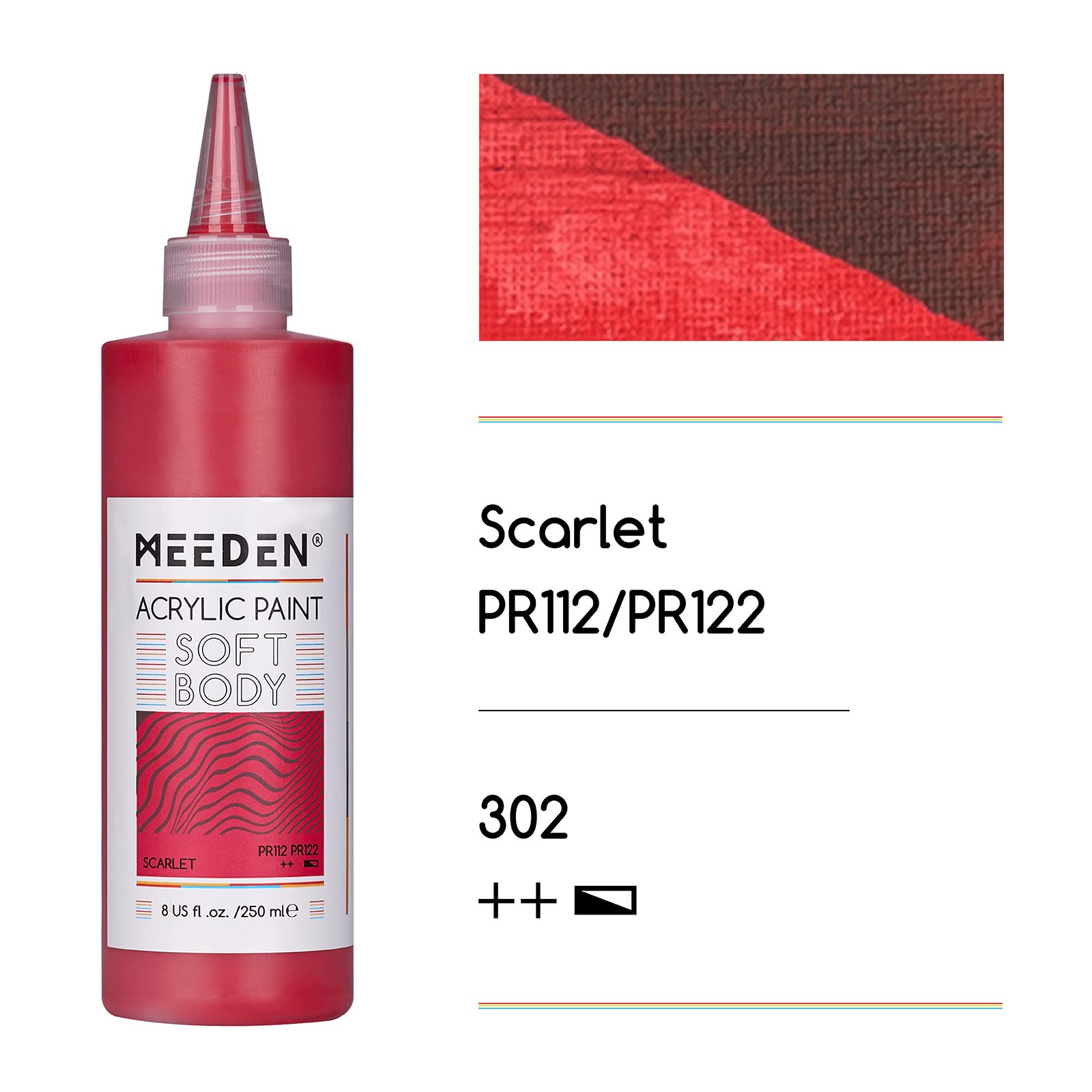 MEEDEN Soft Body Acrylic Paints Set, 37 Colors x 250ml/8.45oz
