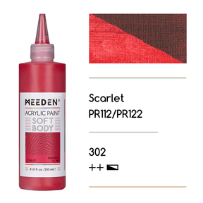 MEEDEN Soft Body Acrylic Paints Set, 37 Colors x 250ml/8.45oz