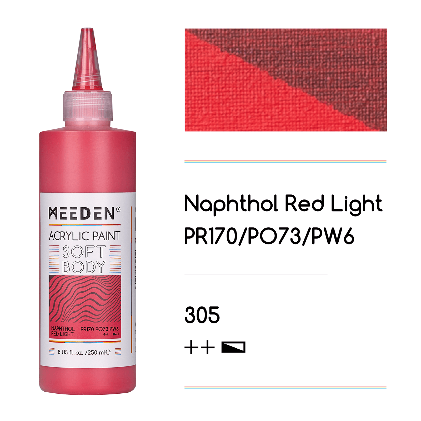 MEEDEN Soft Body Acrylic Paints Set, 37 Colors x 250ml/8.45oz