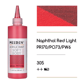 MEEDEN Soft Body Acrylic Paints Set, 37 Colors x 250ml/8.45oz