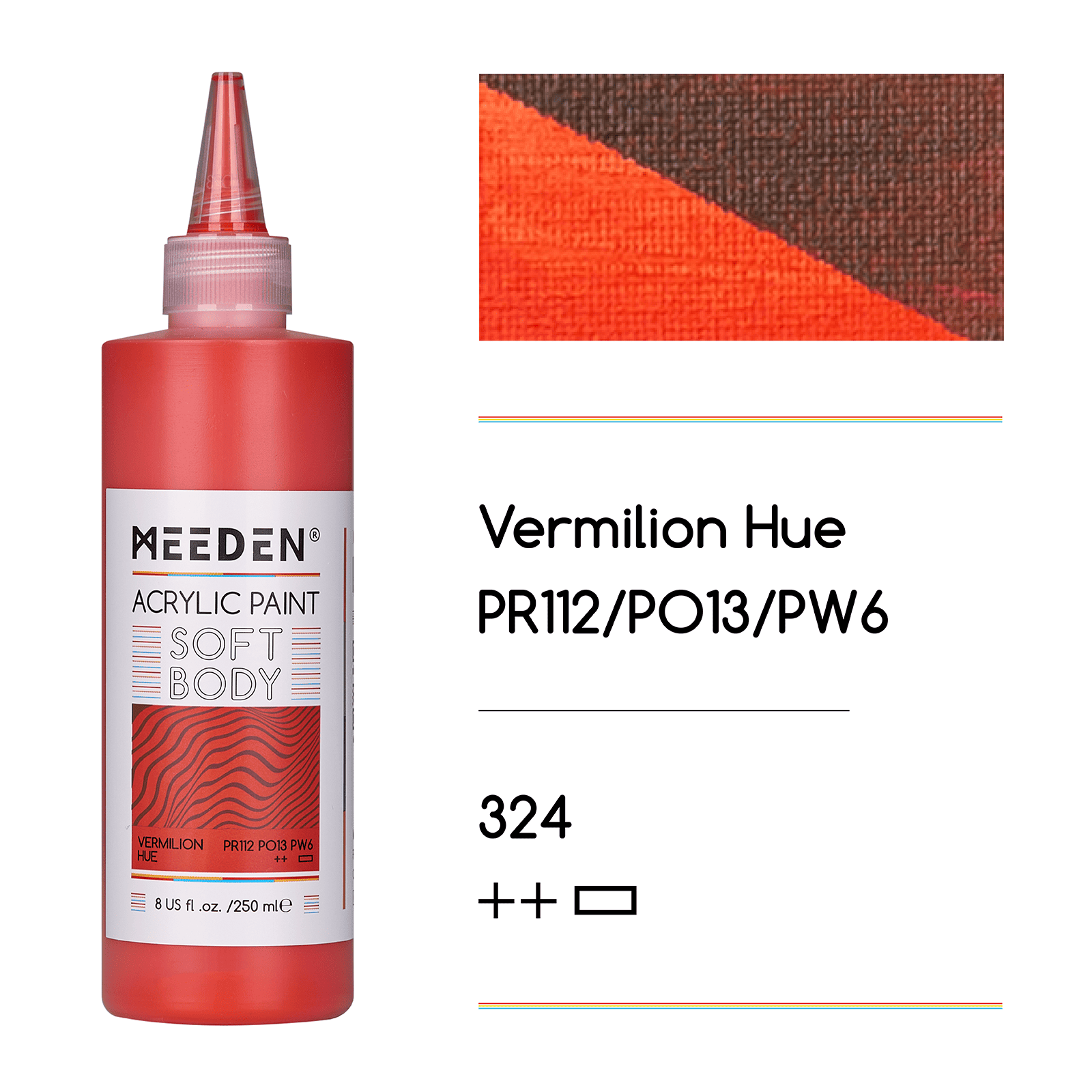 MEEDEN Soft Body Acrylic Paints Set, 37 Colors x 250ml/8.45oz