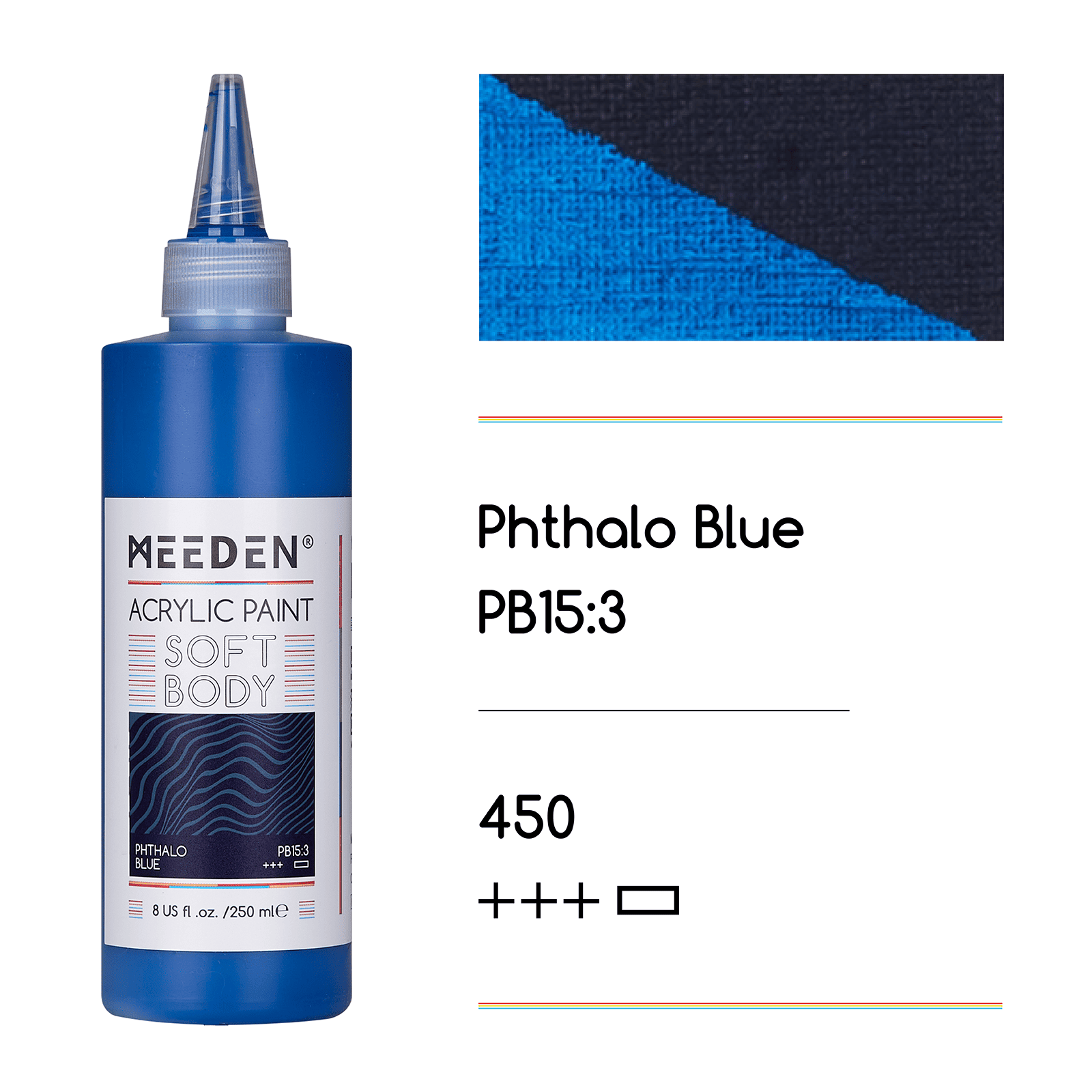 MEEDEN Soft Body Acrylic Paints Set, 37 Colors x 250ml/8.45oz