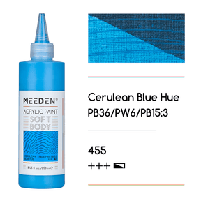 MEEDEN Soft Body Acrylic Paints Set, 37 Colors x 250ml/8.45oz