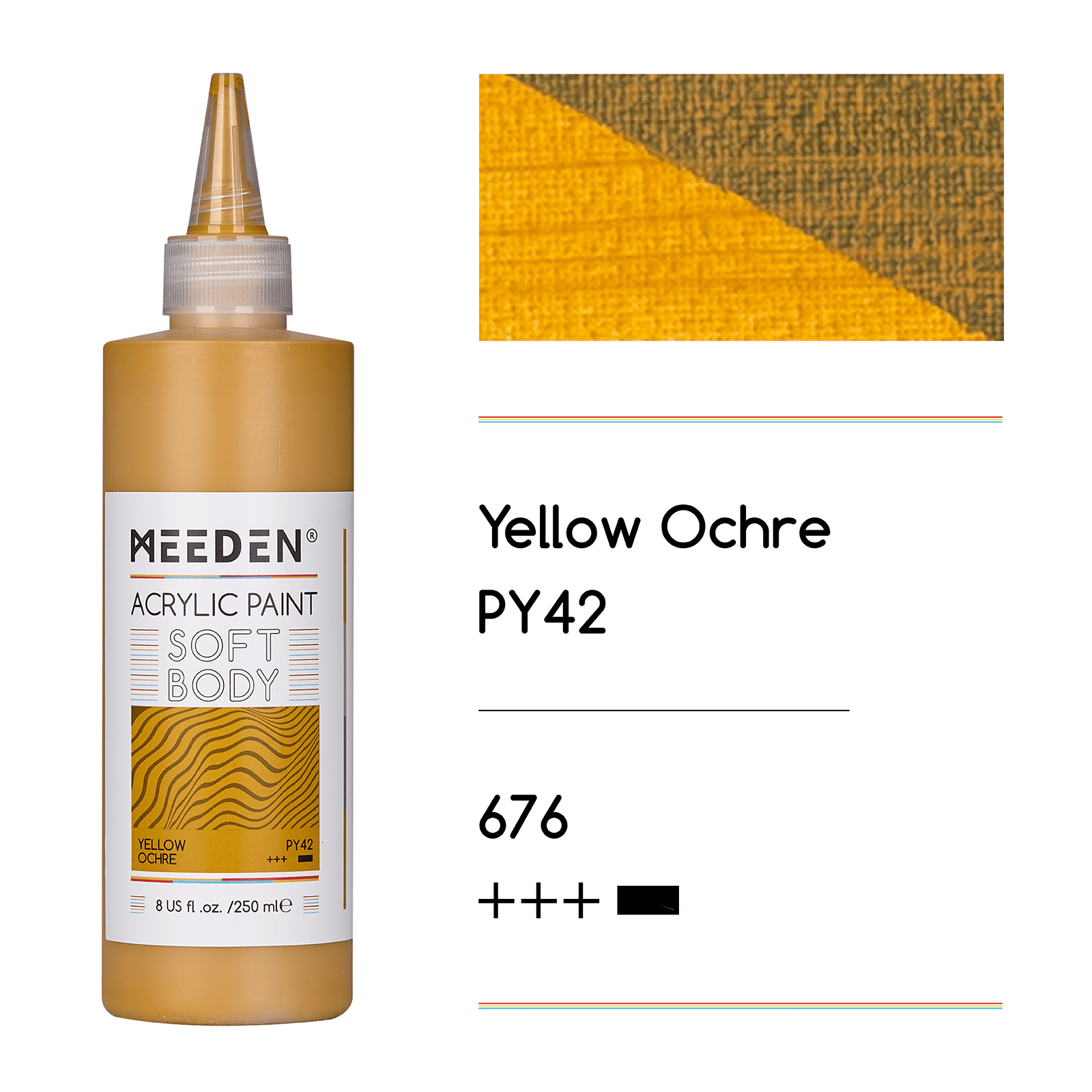 MEEDEN Soft Body Acrylic Paints Set, 37 Colors x 250ml/8.45oz