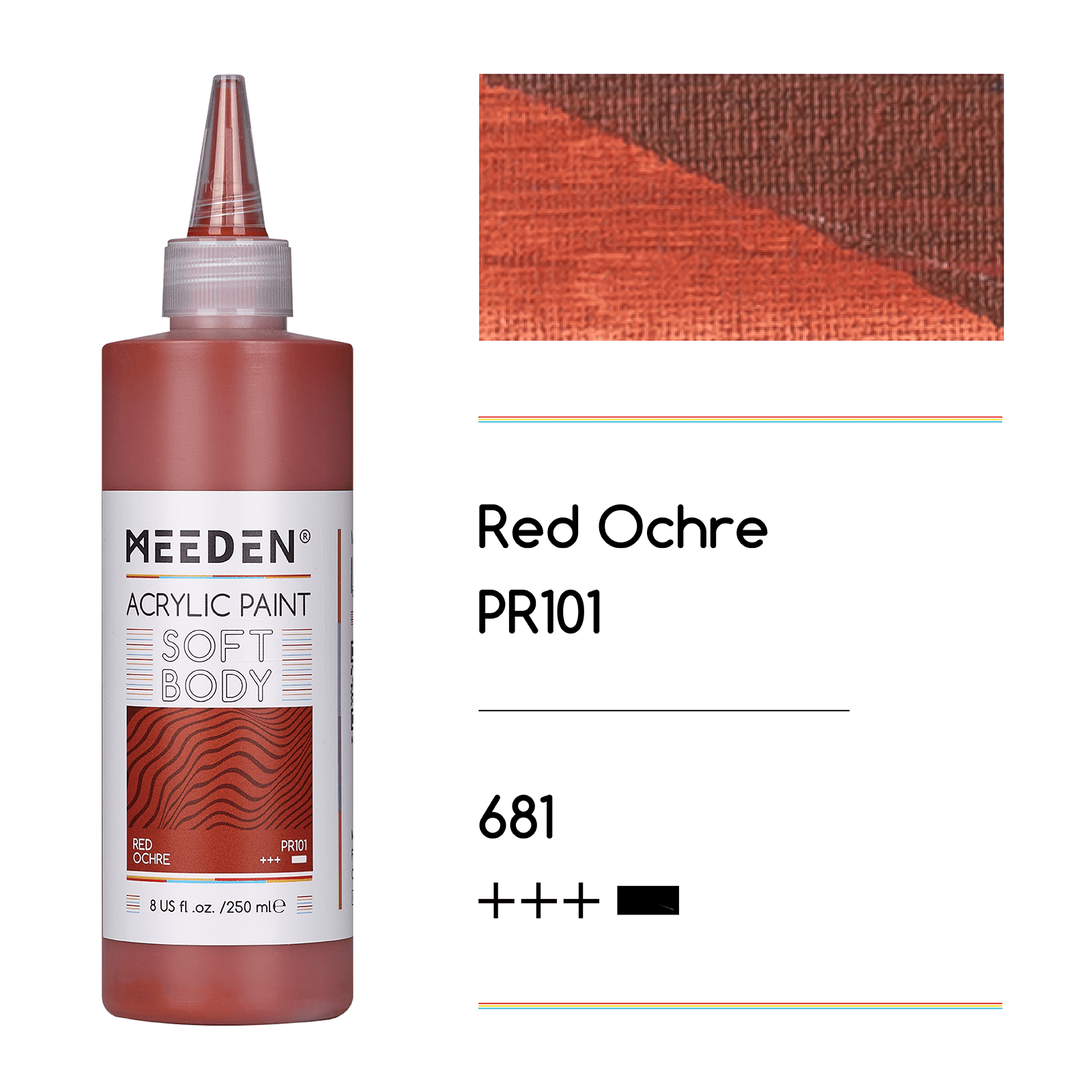 MEEDEN Soft Body Acrylic Paints Set, 37 Colors x 250ml/8.45oz
