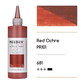 MEEDEN Soft Body Acrylic Paints Set, 37 Colors x 250ml/8.45oz