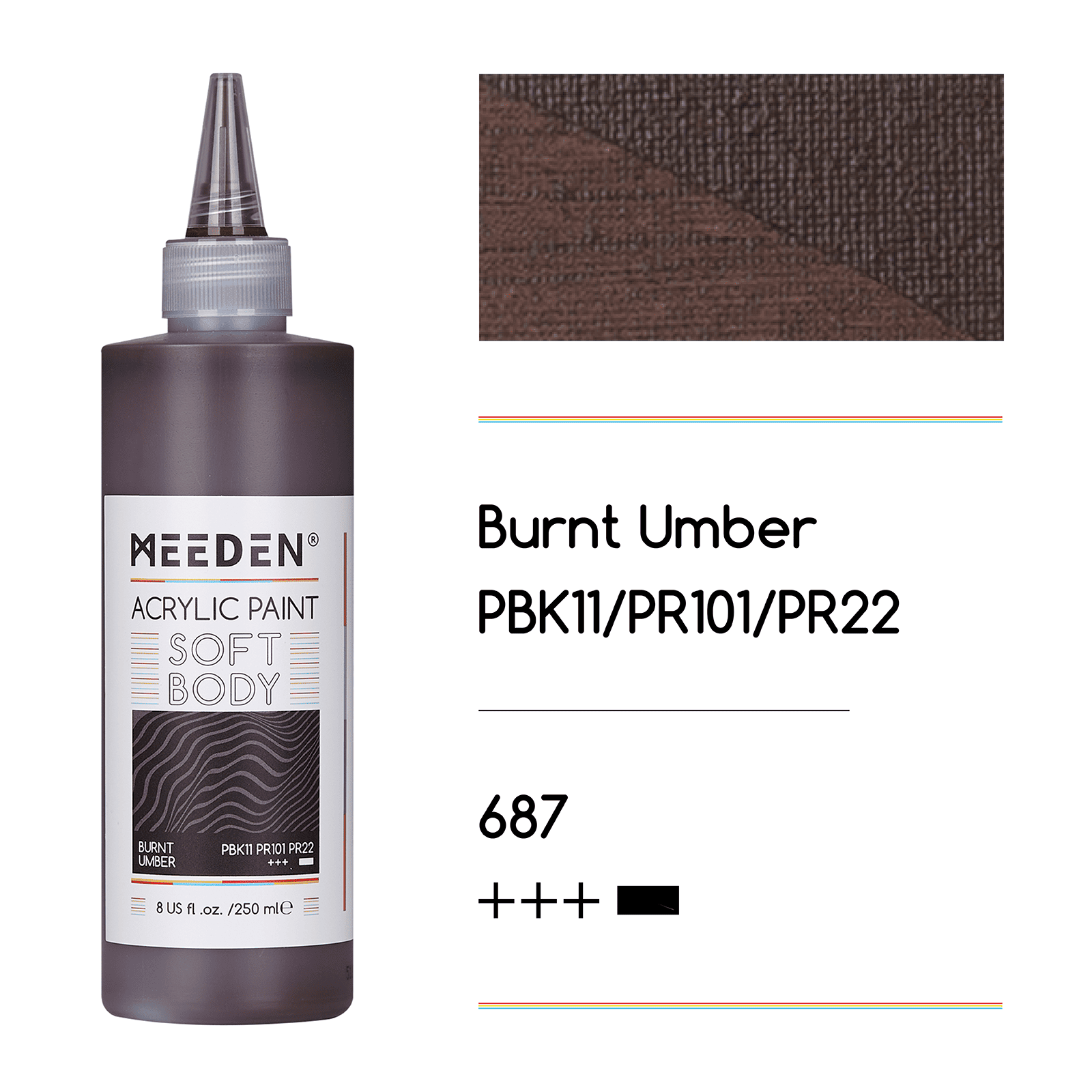 MEEDEN Soft Body Acrylic Paints Set, 37 Colors x 250ml/8.45oz