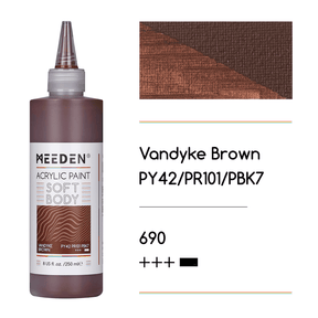 MEEDEN Soft Body Acrylic Paints Set, 37 Colors x 250ml/8.45oz