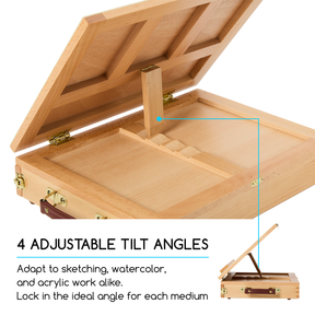 MEEDEN Tabletop Easel with Storage Drawer & Palette-XHC-1A